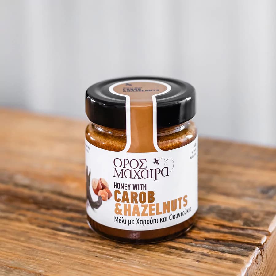 Μέλι με Χαρούπι και Φουντούκια