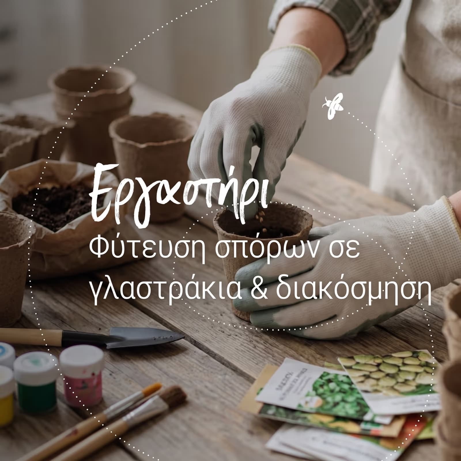 Φύτεψε & Ζωγράφισε το Γλαστράκι σου