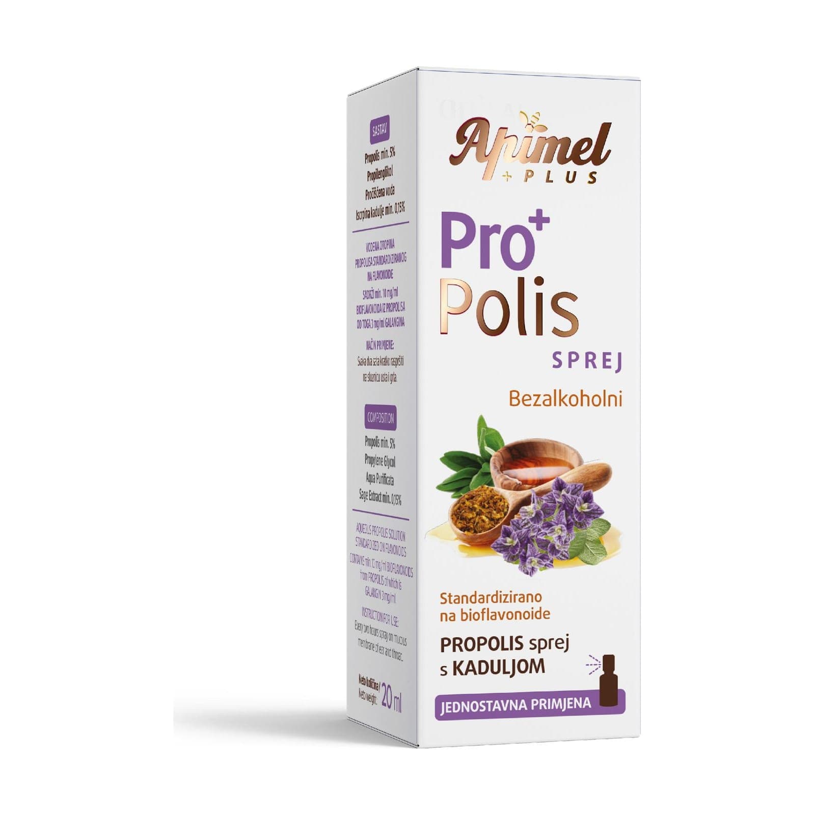 Apimel Propolis Spray with Sage 20ml