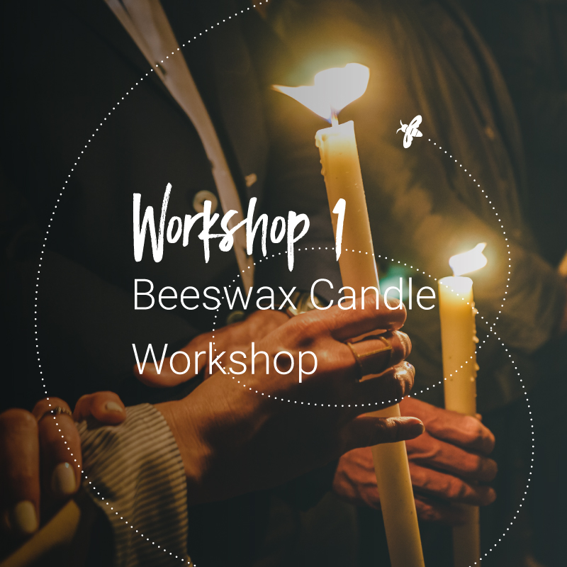 beeswax candle workshop